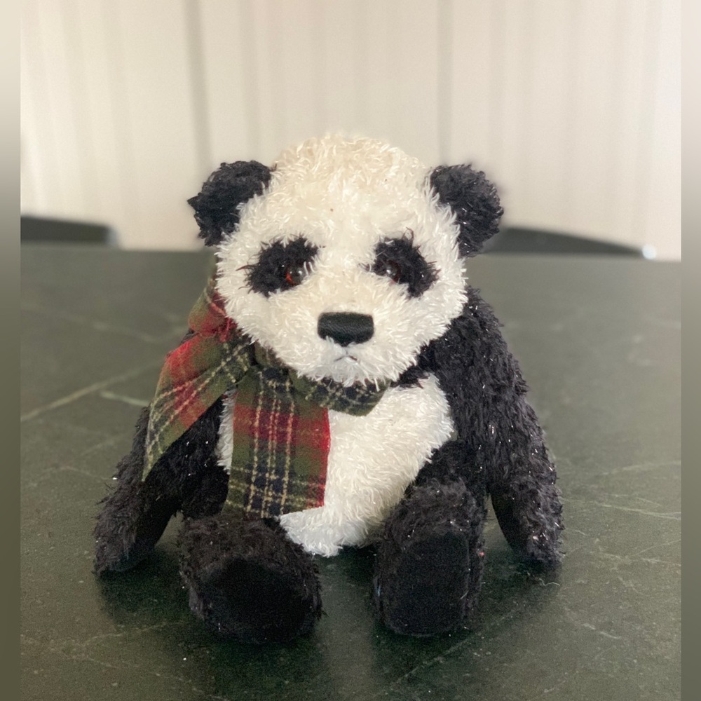 GUND | Stuffed Tinsel Panda Bear |